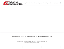 Tablet Screenshot of cacindustrial.com